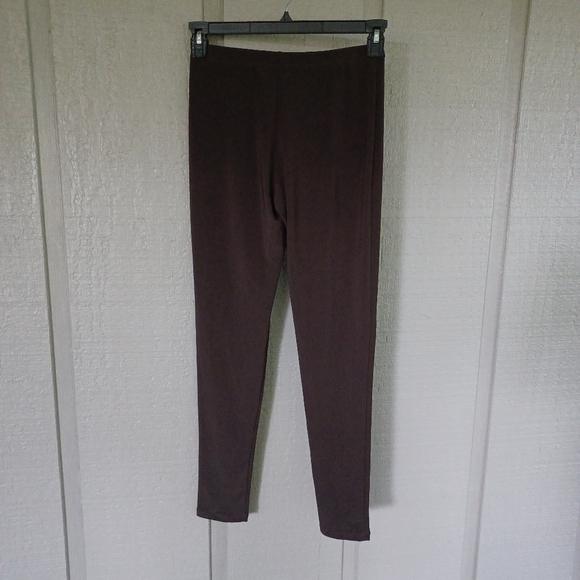 Clara Sun Woo Legging Jersey Pull On Elastic Waist Size M - Picture 4 of 11